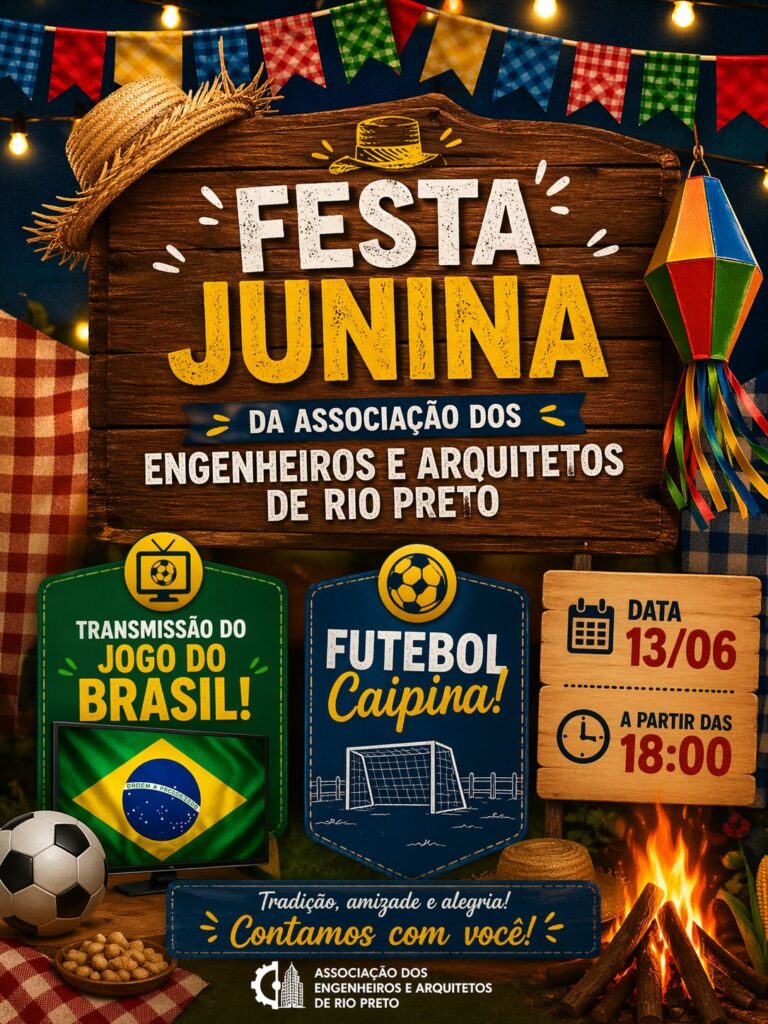 Associação de Rio Preto promove Festa Junina com transmissão de jogo do Brasil
